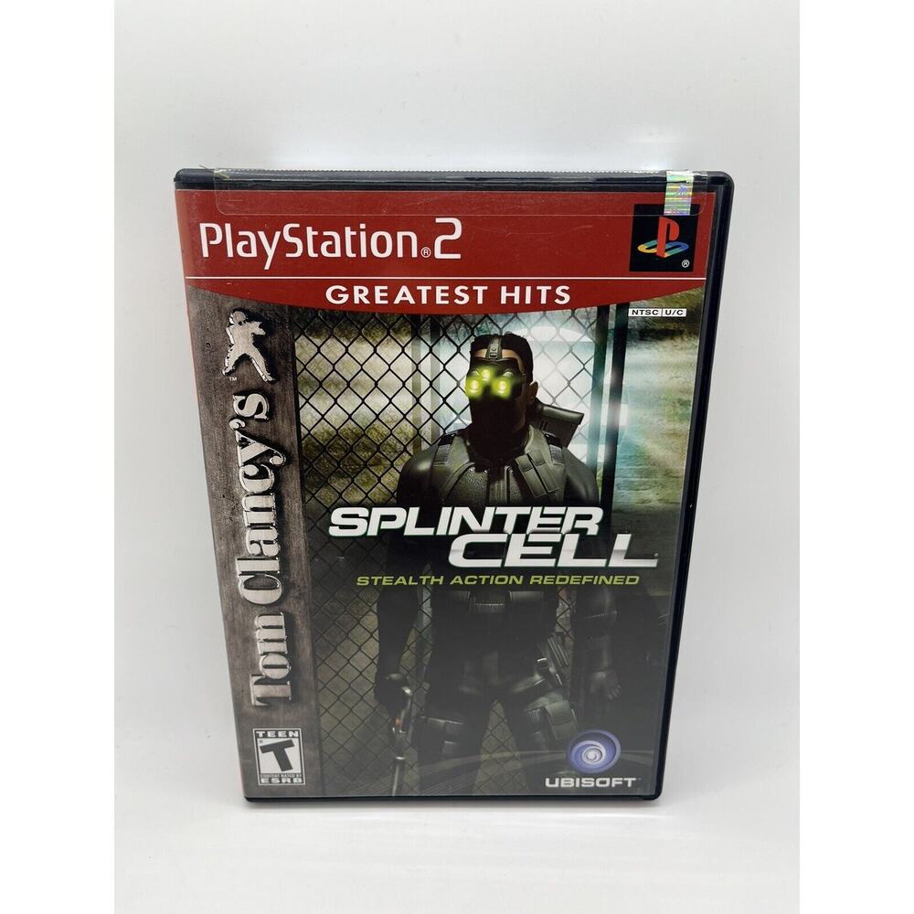 Tom Clancy's Splinter Cell (Sony PlayStation 2 PS2) Complete In Box